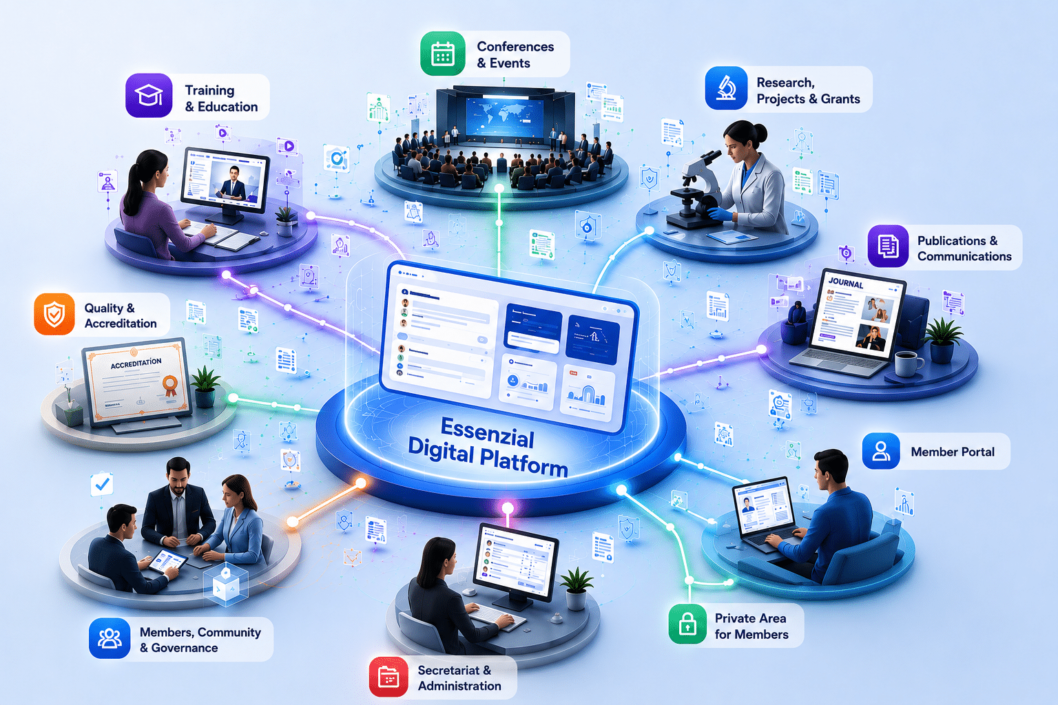 Essenzial Digital Platform for membership-based organizations