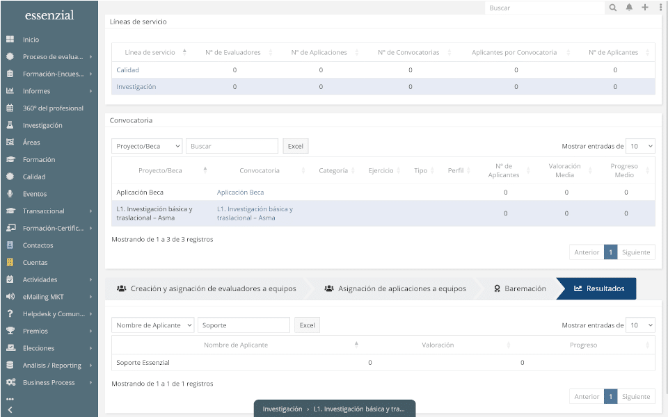 Results Analysis and Export