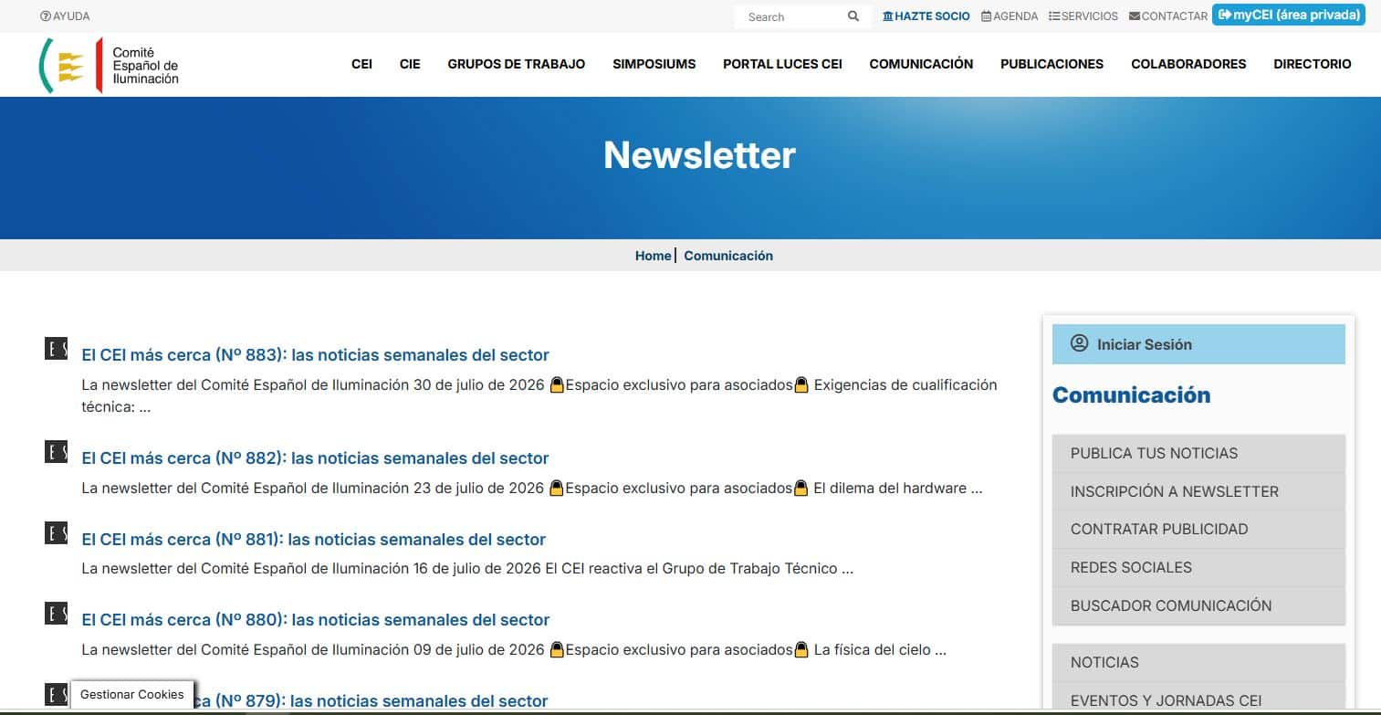 Organizational newsletter and communications office